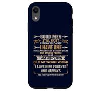 Carcasa para iPhone XR Good Men Still Exist Funny Husband Wife Love Quote