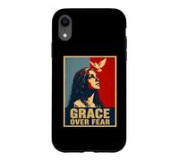 Carcasa para iPhone XR Gracia sobre el Miedo Mujer Cristiana Paloma Fe