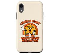 Carcasa para iPhone XR Gracioso I Made A Poopy and My Tummy Feels Better
