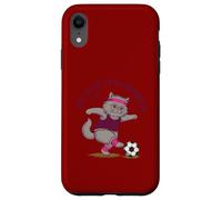 Carcasa para iPhone XR Gráfico de fútbol You've Got To Be Kicking Me Cat