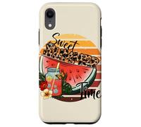 Carcasa para iPhone XR Gráfico de sandía Dulce de Verano, Estilo Retro