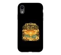 Carcasa para iPhone XR Gráfico Vintage de Puesta de Sol I'Ll Follow You Into The Sun