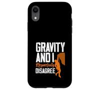 Carcasa para iPhone XR Gravity and I Respectfully Disagree Escalar Divertido
