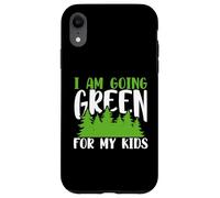 Carcasa para iPhone XR Green Planet Me Estoy volviendo Verde para el Medio Ambiente de mis Hijos
