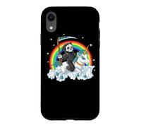 Carcasa para iPhone XR Grim Reaper Riding Unicorn | Aesthetic Pastel Goth Girls
