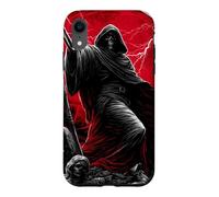 Carcasa para iPhone XR Guadaña de la Parca Ángeles caídos Arte de Terror gótico Oscuro