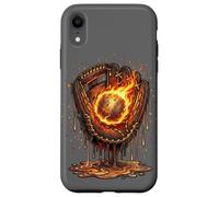 Carcasa para iPhone XR Guante de béisbol Drip Boys Lava Derretir Deportes Goteo