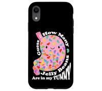 Carcasa para iPhone XR Guess How Many Jelly Beans Are in my Tummy Funny Kawaii