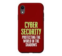 Carcasa para iPhone XR Hacker ético de Seguridad cibernética protegiendo el Mundo en la Sombra