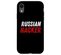 Carcasa para iPhone XR Hacker Ruso Ciberseguridad Humor Code Breaker Rusia Coder