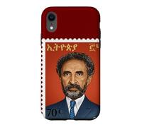 Carcasa para iPhone XR Haile Selassie Vintage Stamp Ethiopian Emperor Rastafari