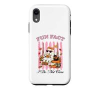Carcasa para iPhone XR Halloween Divertido Hecho Divertido I Do Not Care Cute Preppy Ghost