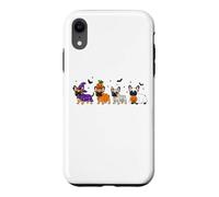 Carcasa para iPhone XR Halloween Frenchie Bulldog Amante de los Perros Perro Espeluznante Halloween