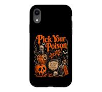 Carcasa para iPhone XR Halloween Pick Your Poison Funny Wizard Vintage Halloween