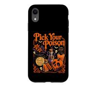 Carcasa para iPhone XR Halloween Pick Your Poison Funny Wizard Vintage Halloween
