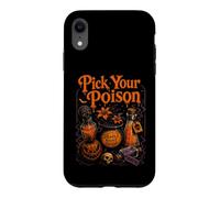 Carcasa para iPhone XR Halloween Pick Your Poison Funny Wizard Vintage Halloween