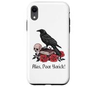 Carcasa para iPhone XR Hamlet Shakespeare Jugar Cita por desgracia, Pobre Yorick!