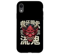 Carcasa para iPhone XR Hannya Oni Máscara Diablo Yokai Demonio Japonés Tatuaje Máscara Oni