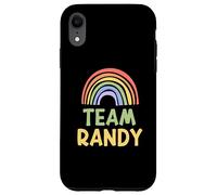 Carcasa para iPhone XR Happy Colorful Team Randy Rainbow Pride Green Yellow
