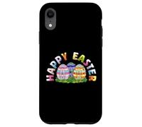 Carcasa para iPhone XR Happy Easter Block Building Ladrillo Constructor Maestro Constructor
