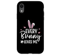 Carcasa para iPhone XR Happy Easter Every Bunny Sign Every Bunny Loves Me Chicks