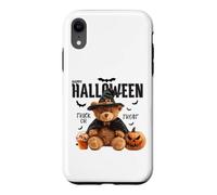 Carcasa para iPhone XR Happy Halloween Witch Teddy Bear Pumpkin Graphic