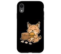 Carcasa para iPhone XR Happy Lynx Come Hamburguesa Picnic