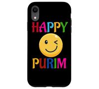 Carcasa para iPhone XR Happy Purim Costume Funny Jewish Face Mask