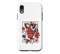 Carcasa para iPhone XR Harajuku Japanese Aesthetic Red Oni Demon Mask