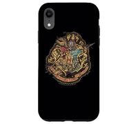 Carcasa para iPhone XR Harry Potter Hogwarts Crest Knitted Patch Damaged