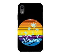 Carcasa para iPhone XR Hawaii Vintage Sunset Surfer Souvenir