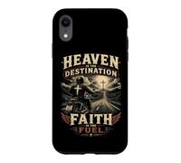 Carcasa para iPhone XR Heaven is The Destination, Faith is The Fuel - Motorcycle