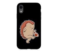 Carcasa para iPhone XR Hedgehog Juega fútbol Americano