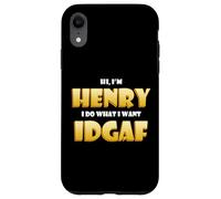 Carcasa para iPhone XR Henry Costume Idgaf Funny Meme Halloween Costume For Henrys