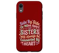Carcasa para iPhone XR Hermanas Side by Side Sisters Forever Connected Siblings Love Family