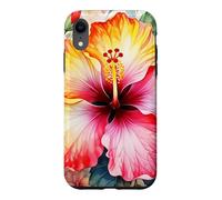 Carcasa para iPhone XR Hibisco Aloha Flor Espiritual Hawaii Maui Oahu Kauai Isla