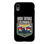 Carcasa para iPhone XR High Tatras Bandera de Eslovaquia Vintage Mountain Travel Art