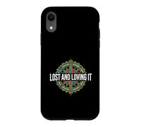 Carcasa para iPhone XR Hiking Compass Topography Lost and Loving It