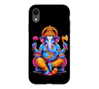 Carcasa para iPhone XR Hindou Ganesh Puja Elefante Dios India Meditación Yoga Murti