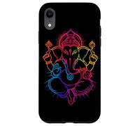 Carcasa para iPhone XR Hindú Ganesha Puja Elefante Dios India Meditación Yoga Murti