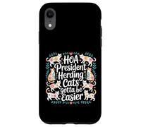 Carcasa para iPhone XR HOA President Herding Cats Gotta Be Easier -