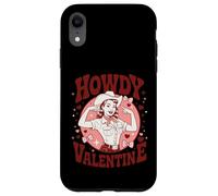 Carcasa para iPhone XR Hola Valentine Retro Cowgirl Western Sweetheart