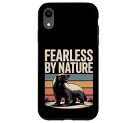 Carcasa para iPhone XR Honey Badger Vintage de Fearless by Nature