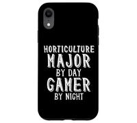 Carcasa para iPhone XR Horticulture Major by Day Gamer by Night Farming Student
