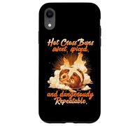 Carcasa para iPhone XR Hot Cross Buns Sweet Spiced and Dangerously Repeatable