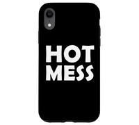 Carcasa para iPhone XR Hot Mess Funny Mothers Day Costume For Mom/Sister Hot Mess