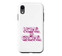 Carcasa para iPhone XR HOWL & Growl - Eslogan Divertido