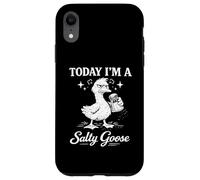 Carcasa para iPhone XR Hoy Soy un Ganso Salado Divertido Ganso Juego de Palabras de Dibujos Animados