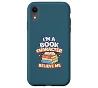 Carcasa para iPhone XR Humor de ratón de Biblioteca, Lectura Humor Libro Nerd Chistes introvertidos