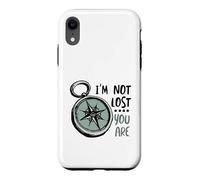 Carcasa para iPhone XR Humor de Senderismo Gracioso No Estoy perdido Eres